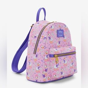 Loungefly Pink and Purple Floral Backpack